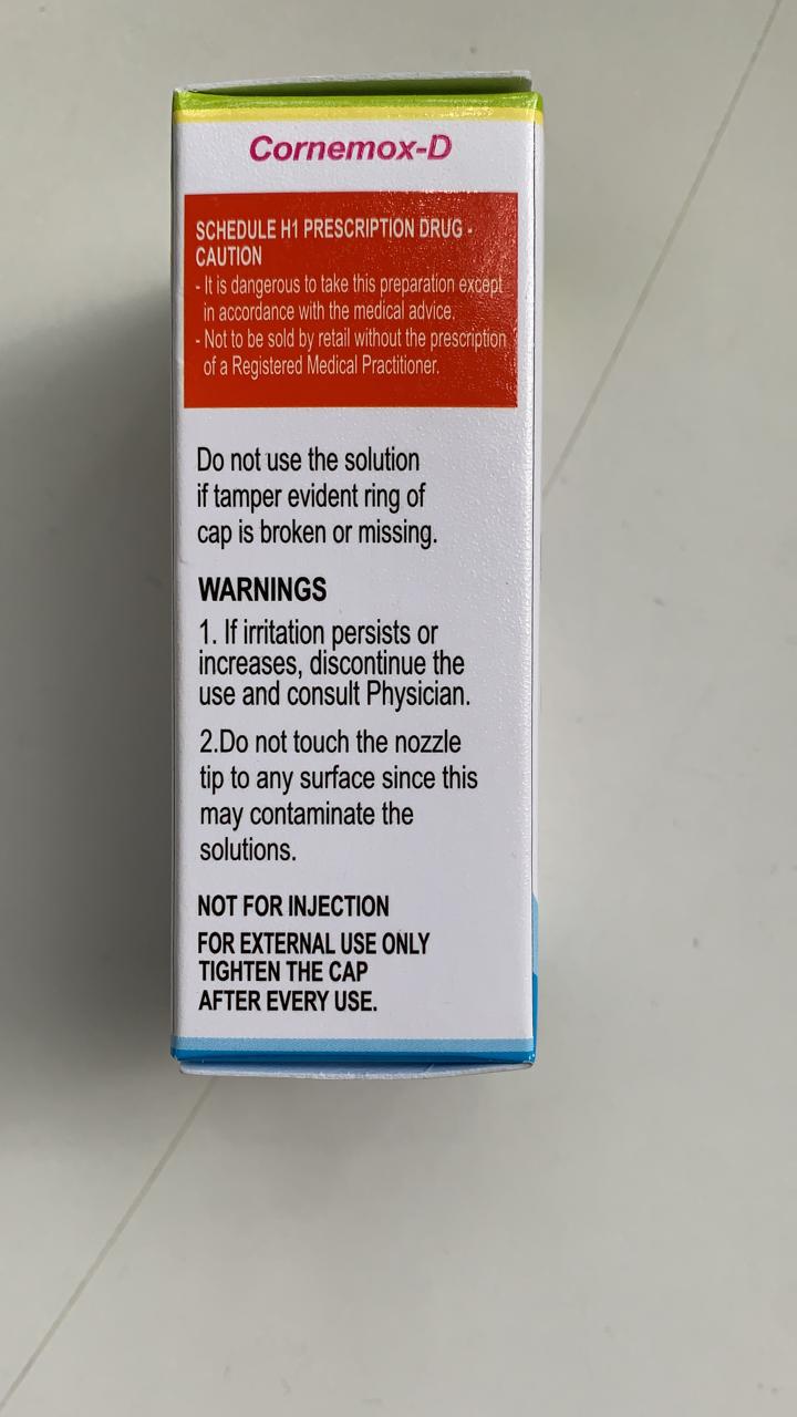 CornemoxD Moxifloxacin With Dexamethasone Eye Drop IQuest Pharma